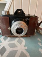 Vintage Agfa Click-I Camera met lederen tas, Audio, Tv en Foto, Fotocamera's Analoog, Ophalen, Gebruikt, Compact