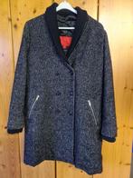 Leuke Mango dames herfst-winterjas, tweed, maat L (40), Maat 38/40 (M), Mango, Zwart, Ophalen of Verzenden