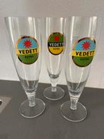 Vedett glazen, drie stuks, Ophalen, Gebruikt, Glas of Glazen, Overige merken