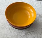 Topperware bakjes 6 stuks, Verzenden, Gebruikt, Bruin, Bak of Kom