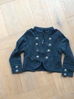 Gave blazer/jasje met leuke knopen en accenten WE 98/104, Kinderen en Baby's, Kinderkleding | Maat 98, Gebruikt, Meisje, Trui of Vest