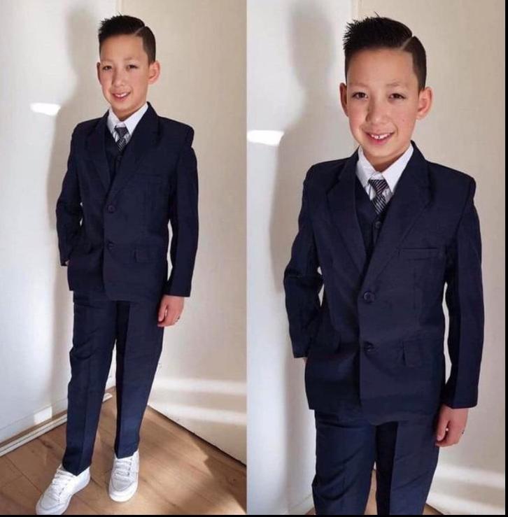 * NIEUW * kompleet 5-delig kostuum in zwart of donkerblauw, Kinderen en Baby's, Kinderkleding | Maat 146, Nieuw, Jongen, Overige typen