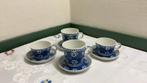 Arabia ali, blauw, 4kop en schotels, Ophalen of Verzenden