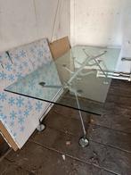 Los tafelblad 220x100 behorende bij tecno nomos tafel, Huis en Inrichting, Tafels | Eettafels, Ophalen, 100 tot 150 cm, Flierfluitwrstraat 6