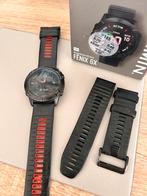 Garmin Fenix 6X Pro Multisport GPS Horloge 51mm, Zwart, Ophalen of Verzenden, Waterdicht, Afstand