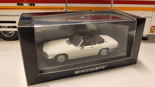 Minichamps Jaguar XJS Convertible White - 1980, Hobby en Vrije tijd, Modelauto's | 1:43, Zo goed als nieuw, Auto, MiniChamps, Ophalen of Verzenden