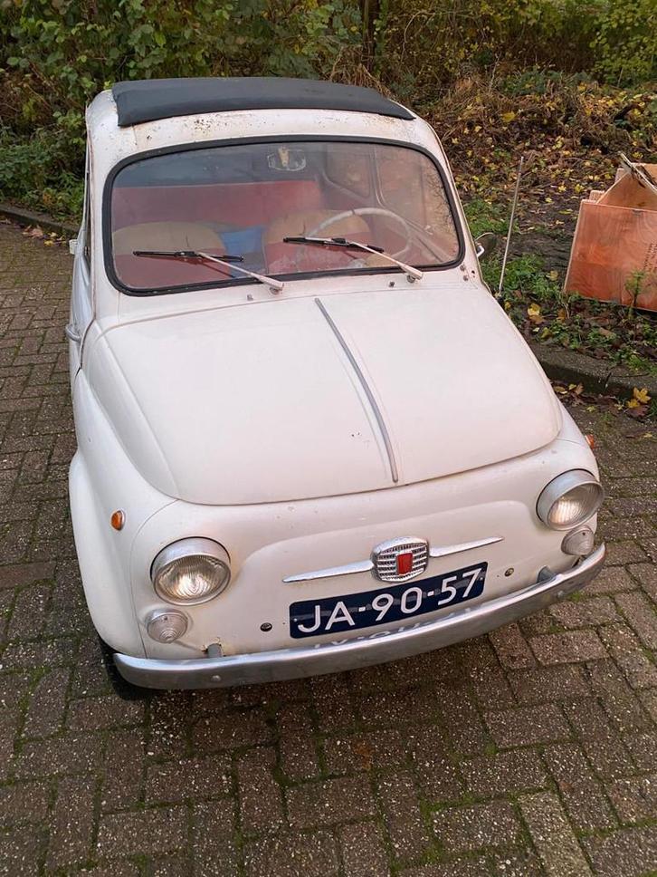 Fiat NUOVA 500D, Auto's, Fiat, Bedrijf, Te koop, Benzine, Overige carrosserieën, Origineel Nederlands, Zilver of Grijs, Gebruikt