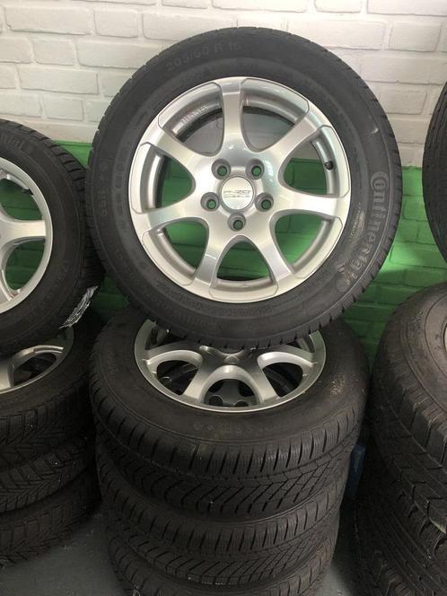 Set CONTINENTAL banden + sportvelg 205/60R16 Winter, Auto-onderdelen, Banden en Velgen, Banden en Velgen, Winterbanden, 16 inch