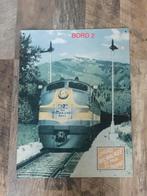 Blikken bord  trein, 40 cm bij 30 cm, Ophalen of Verzenden, Trein, Overige typen