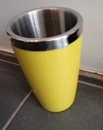 Lime Groene Wijnkoeler met RVS accenten, Ophalen of Verzenden, Zo goed als nieuw