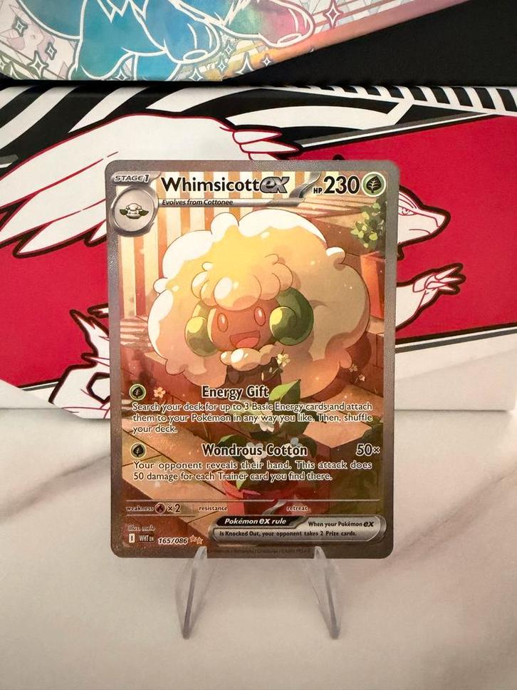Whimsicott EX 165/086 WHT - Mint Conditie, Hobby en Vrije tijd, Verzamelkaartspellen | Pokémon, Zo goed als nieuw, Losse kaart