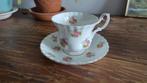 Vintage kop en schotel - Royal Albert - Forget me not rose, Antiek en Kunst, Ophalen of Verzenden