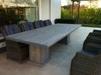 tuintafel met middenblokpoten, Ophalen of Verzenden, Nieuw, Rechthoekig, Hout