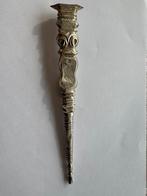 Antiek zilveren breipen houder of breischede, Antiek en Kunst, Ophalen of Verzenden, Zilver