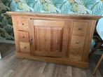 Teak houten kast tv meubel dressoir, Ophalen, Gebruikt, 100 tot 150 cm, Teakhout