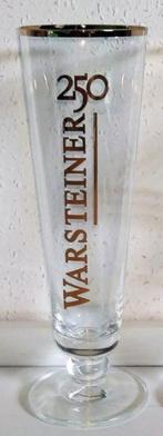 2 Warsteiner tulp glazen  250 jaar, Verzamelen, Biermerken, Ophalen of Verzenden, Zo goed als nieuw, Glas of Glazen, Overige merken