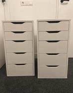 2 Ladekastjes Alex Ikea, Huis en Inrichting, Kasten | Ladekasten, Ophalen, Minder dan 50 cm, 5 laden of meer, Zo goed als nieuw