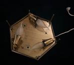 Metal plafondlamo, Huis en Inrichting, Lampen | Plafondlampen, Ophalen, Gebruikt, Metaal