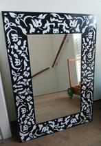 Spiegel, zwart/wit, Ophalen, Rechthoekig, Minder dan 50 cm, Minder dan 100 cm