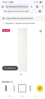 Ikea Forsand wit kastdeur voor Pax kast, Ophalen, 200 cm of meer, 50 tot 100 cm, Zo goed als nieuw