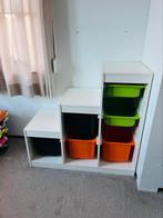 IKEA Trofast kast incl bakken., Kinderen en Baby's, Kinderkamer | Commodes en Kasten, 75 tot 100 cm, 90 tot 105 cm, Gebruikt, Minder dan 50 cm