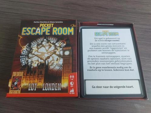 Pocket Escape Room: Het lot van Londen, Hobby en Vrije tijd, Gezelschapsspellen | Kaartspellen, Zo goed als nieuw, Ophalen
