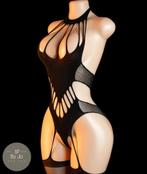 Romantische Nylon Bodystocking - Nieuw, Kleding | Dames, By Jo, Verzenden, Zwart, Body of Korset
