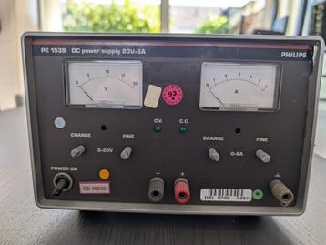 Philips labvoeding PE1539 20V 6A, beschadigd beschikbaar voor biedingen