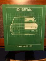 Folder broschure Porsche 924 924 turbo, Ophalen of Verzenden, Zo goed als nieuw, Porsche