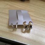 2 paar nieuw zilverkleurige oorbellen,oorhangers, Ophalen, Nieuw, Zilver, Overige materialen