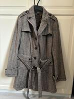 Grijze jas met riem, Kleding | Dames, Ophalen of Verzenden, Zo goed als nieuw, Maat 42/44 (L), Grijs