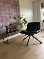2 Leren Draaifauteuils - Loods 5 Stijl, Twee, Zwart, Leer, Ophalen of Verzenden
