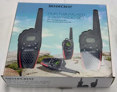 Walkie Talkie set Silvercrest, Telecommunicatie, Portofoons en Walkie-talkies, Gebruikt, Portofoon of Walkie-talkie, 2 to 5 km