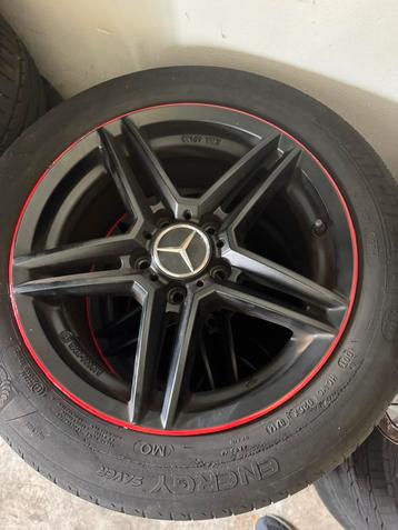 Te koop originele Set Velgen Merc A 180 inl Banden 205/55H16 beschikbaar voor biedingen