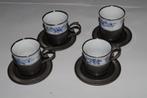 4 porseleinen kopjes (Bareuther Waldsassen Bavaria Germany), Ophalen, Zo goed als nieuw, Kop en/of schotel
