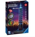 Ravensburger 3D-puzzel lichtgevend Taipei Tower, Ophalen of Verzenden, Minder dan 500 stukjes, Zo goed als nieuw, Rubik's of 3D-puzzel