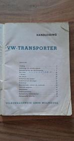 Instructieboekje van de Volkswagen T1 Transporter uit 1958., Ophalen of Verzenden