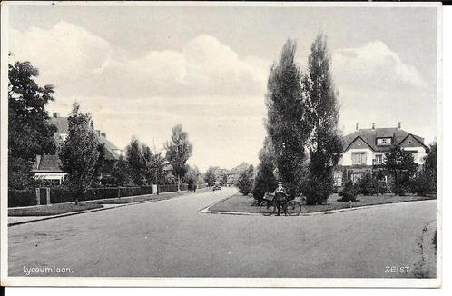 Zeist, Lyceumlaan hoek Fransen van de Puttenlaan. 1931, Verzamelen, Ansichtkaarten | Nederland, Gelopen, Utrecht, 1920 tot 1940