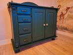 Groene vintage commode, Kinderen en Baby's, Kinderkamer | Commodes en Kasten, Ophalen, Gebruikt, 50 tot 70 cm, 105 cm of meer