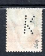 NEDERLAND : 1962 : Perfin &@  K  @& on Y.761 ( 6 c. )., Ophalen of Verzenden, Na 1940, Gestempeld