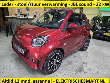 Smart Fortwo cabrio EQ Comfort PLUS Leder - stoel/stuur verw beschikbaar voor biedingen