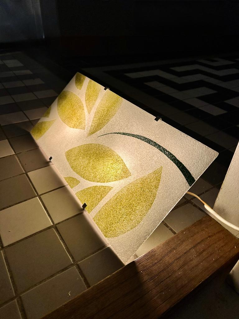 Vintage wandlamp Gyllen Ikea, jaren 90, Ophalen, Gebruikt, Glas