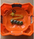 Beyblade Arena + 4 beyblades, Verzamelen, Speelgoed, Ophalen, Gebruikt