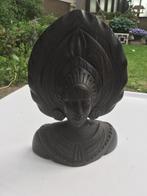 Hardhouten houtsnijwerk Balinese vrouwenhoofd, Antiek en Kunst, Kunst | Beelden en Houtsnijwerken, Ophalen of Verzenden