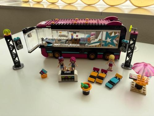 Lego Friends 41106 - Popster Toerbus, Kinderen en Baby's, Speelgoed | Duplo en Lego, Zo goed als nieuw, Lego, Complete set, Ophalen of Verzenden
