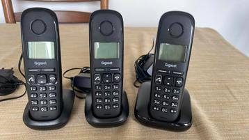 Gigaset A270H met 3 telefoons en laadstations beschikbaar voor biedingen