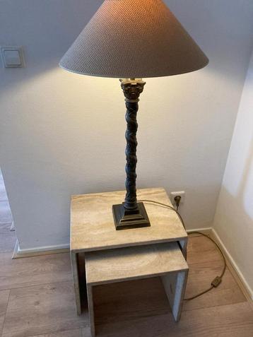Exclusieve massief bronzen schemerlamp beschikbaar voor biedingen