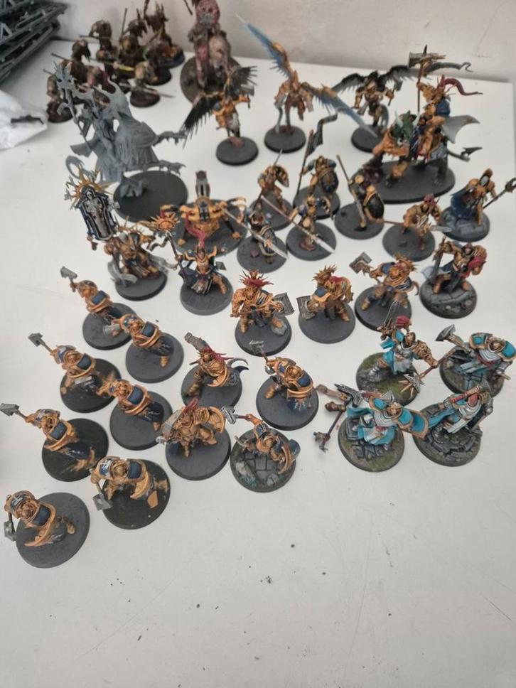 Stormcast Eternals Leger - Warhammer Age of Sigmar, Hobby en Vrije tijd, Wargaming, Gebruikt, Warhammer, Figuurtje(s), Geverfd