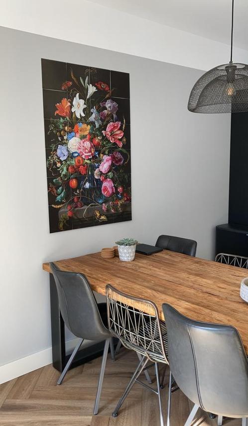 Ixxi Stilleven met bloemen 80x120, Huis en Inrichting, Woonaccessoires | Wanddecoraties, Zo goed als nieuw, Ophalen of Verzenden