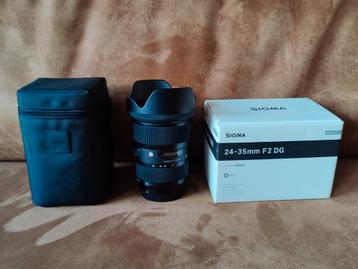 Sigma 24-35mm f2.0 DG HSM Art voor Canon EF  beschikbaar voor biedingen